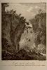 Batalla en el Valle de Aoiz : los franceses haciendo rodar piedras enormes desde lo alto de las montañas, para defender el paso