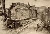 Restos de la antigua fortaleza de Hondarribia, cuya fundación se atribuye a Sancho Abarca