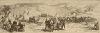 25 de marzo: campamento de las dos baterías Plasencia (Artillería de Montaña, 1er Regimiento) en la carretera de Somorrostro