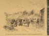 26 de Marzo de 1874 : convoy de heridos atravesando un desfiladero de la montaña de Las Cortes
