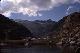 Estany Negre-n kanpamentua, Aigüestortes i Estany de Sant Maurici Parke Naturalaren barruan
