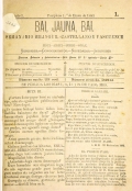 Bai, Jauna, bai : semanario bilingüe (castellano y vascuence)