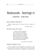 Raimundo Sarriegi-ri oroipen samurra. Nere adiskide Raimundo-ri / Victoriano Iraola.