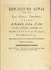 Resumen de actas de la Real Sociedad Bascongada de los Amigos del País en sus Juntas Generales celebradas en la villa de Bilbao por Setiembre de 1781.
