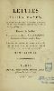 Lettres Athéniennes, ou Correspondance d'un agent du roi de Perse, a Athènes, pendant la guerre du Péloponèse / traduites de l'anglais par Alexandre-Louis Villeterque.
