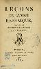 Leçons de langue hébraique / données au College Royal de France par J.J. Marcel.